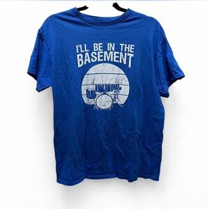 Blue Drum Graphic Men's Tee